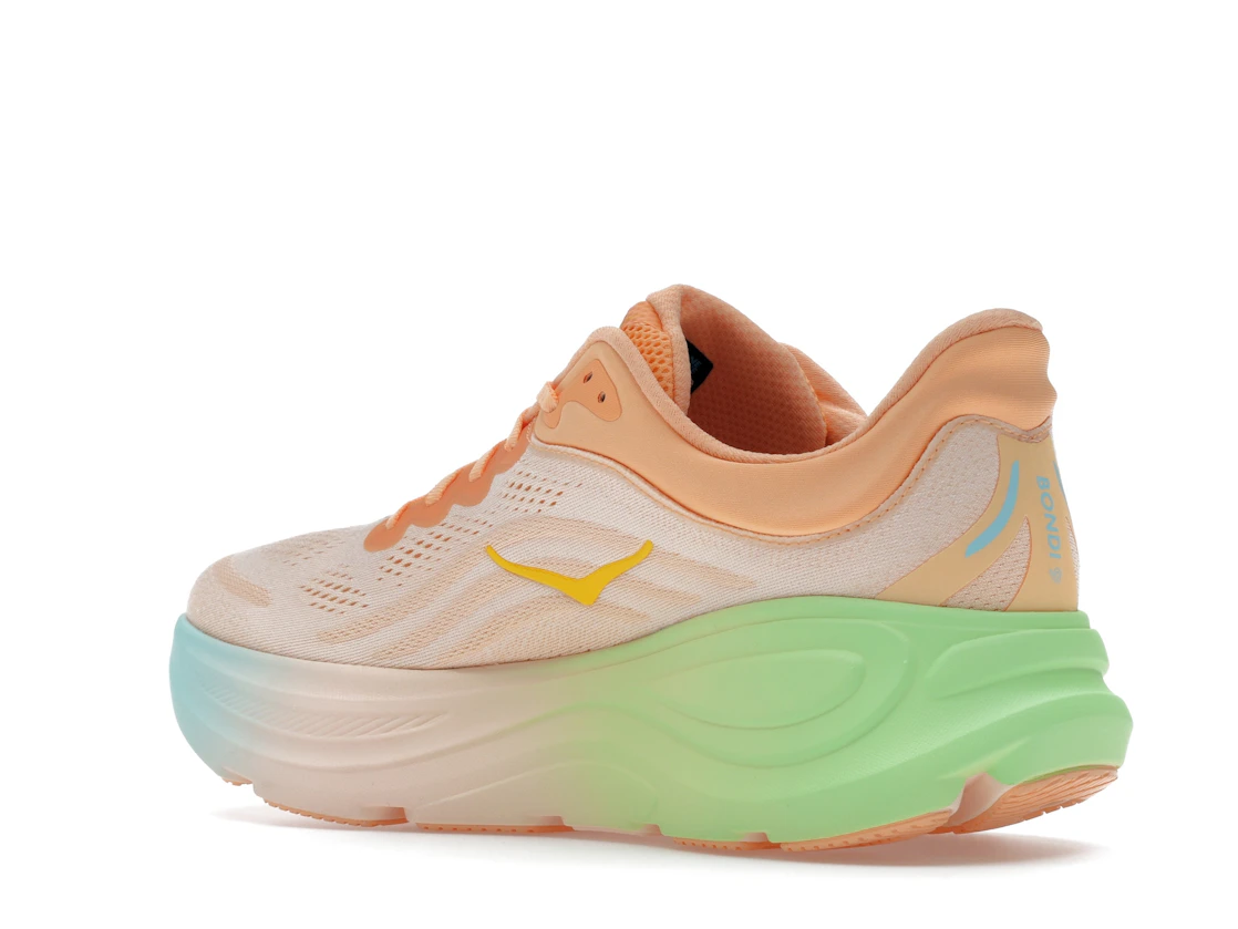 Hoka One One Bondi 9 Frost Pale Tangerine