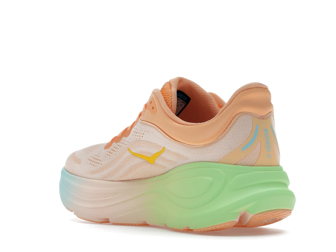 Hoka One One Bondi 9 Frost Pale Tangerine