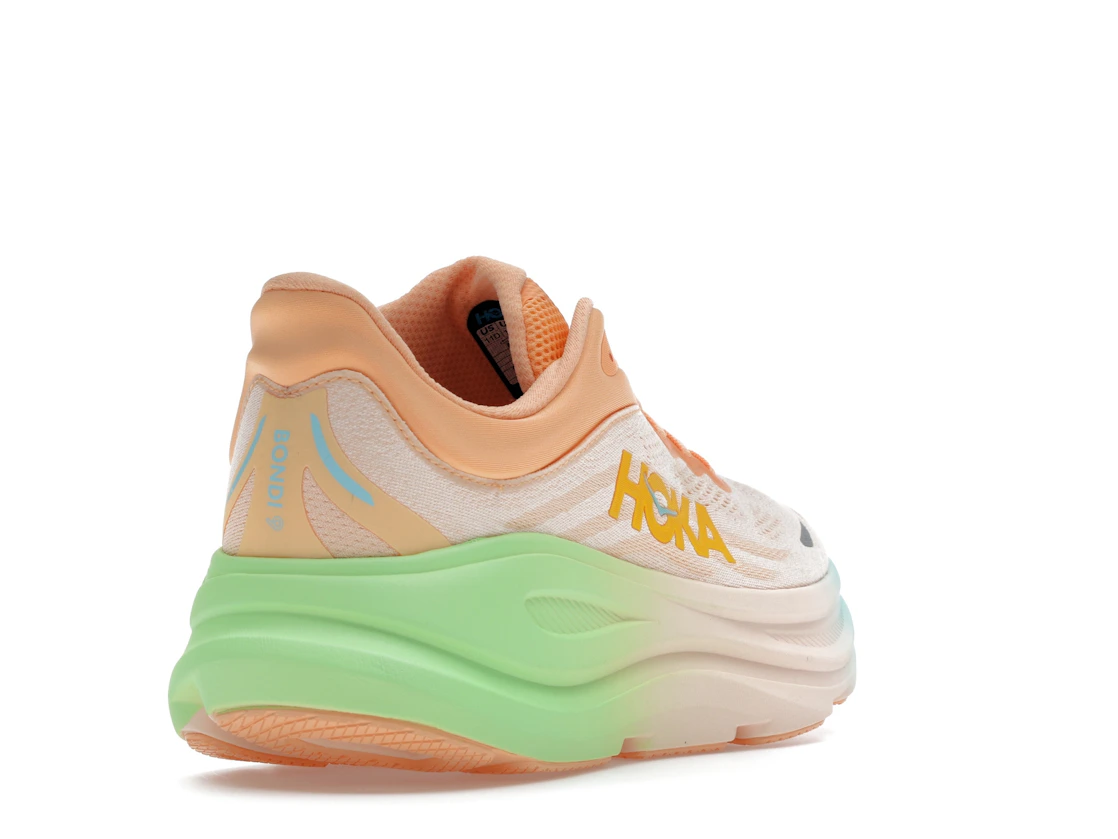 Hoka One One Bondi 9 Frost Pale Tangerine