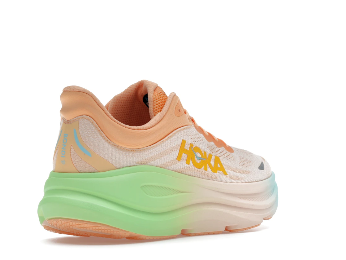 Hoka One One Bondi 9 Frost Pale Tangerine