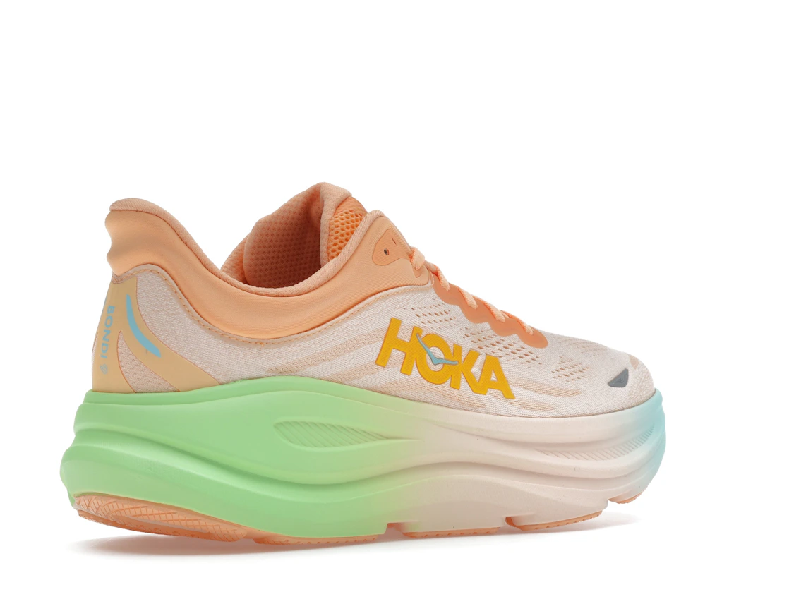 Hoka One One Bondi 9 Frost Pale Tangerine