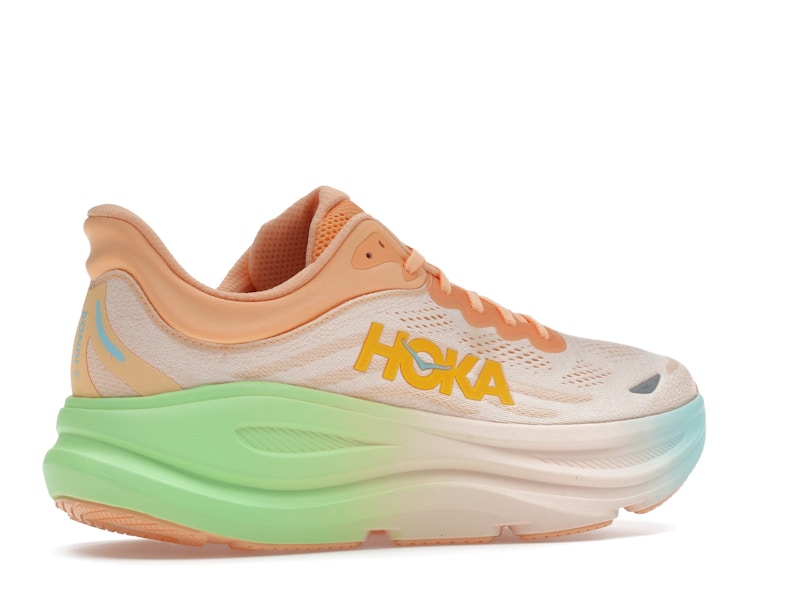 Hoka One One Bondi 9 Frost Pale Tangerine