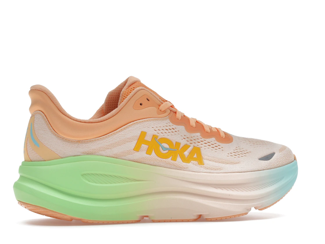 Hoka One One Bondi 9 Frost Pale Tangerine