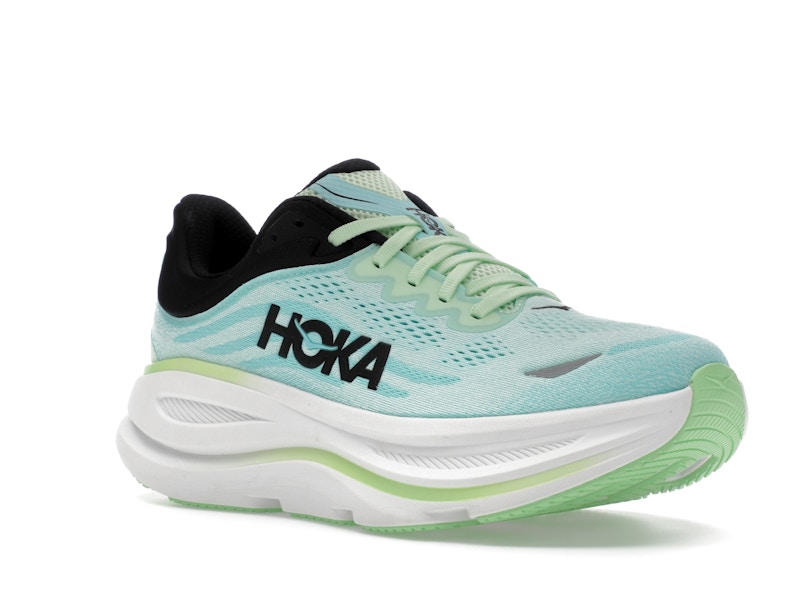Hoka One One Bondi 9 Luna Moth Blue Spark