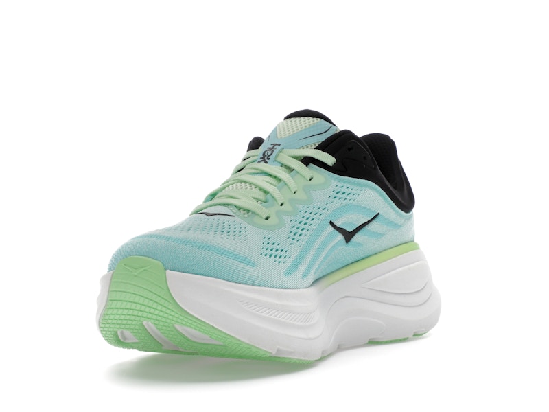 Hoka One One Bondi 9 Luna Moth Blue Spark