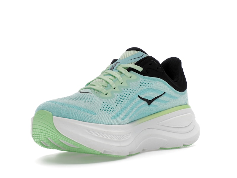 Hoka One One Bondi 9 Luna Moth Blue Spark