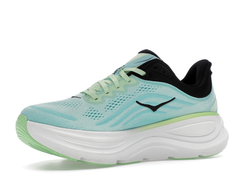 Hoka One One Bondi 9 Luna Moth Blue Spark