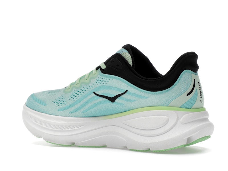 Hoka One One Bondi 9 Luna Moth Blue Spark
