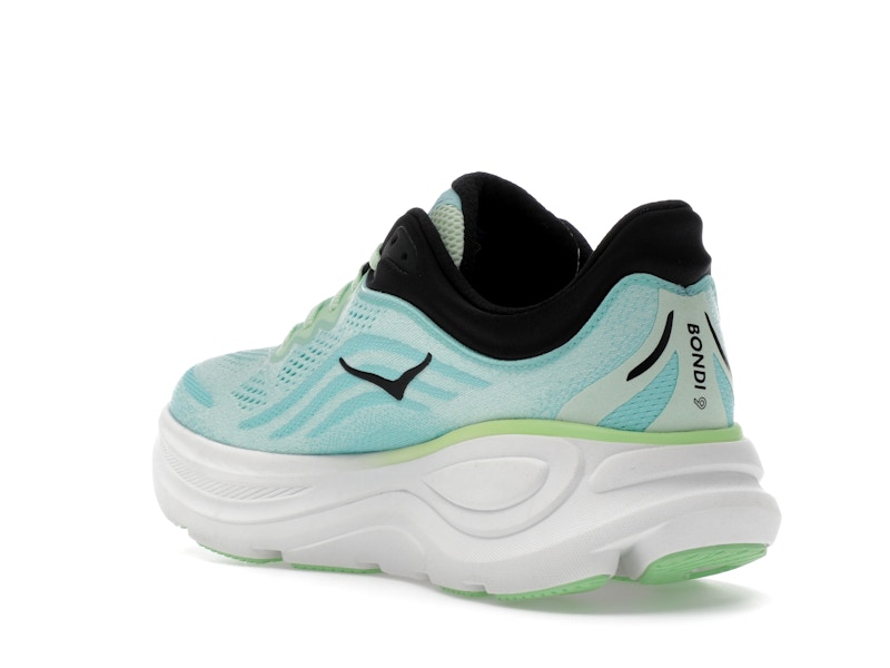Hoka One One Bondi 9 Luna Moth Blue Spark