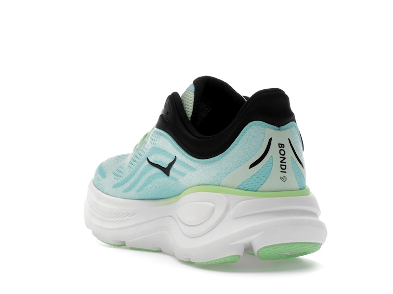 Hoka One One Bondi 9 Luna Moth Blue Spark