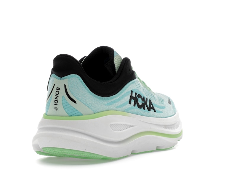 Hoka One One Bondi 9 Luna Moth Blue Spark