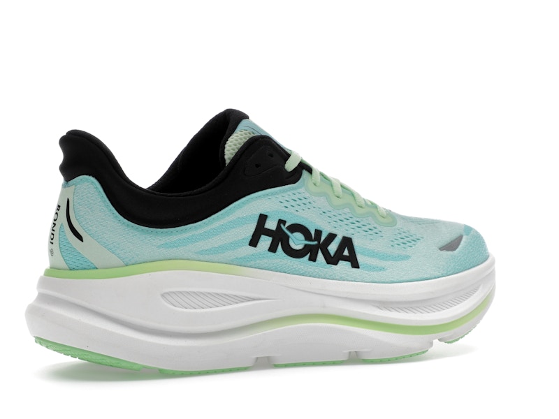 Hoka One One Bondi 9 Luna Moth Blue Spark