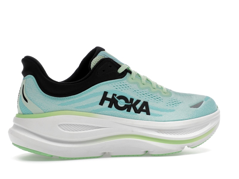 Hoka One One Bondi 9 Luna Moth Blue Spark