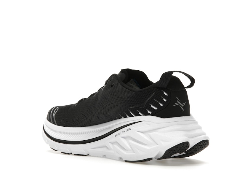 Hoka One One Bondi X Black White