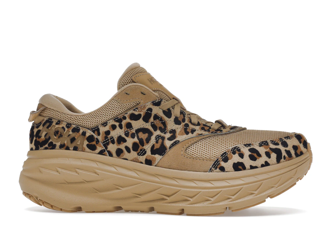 Hoka One One Bondi L Engineered Garments Sand Leopard