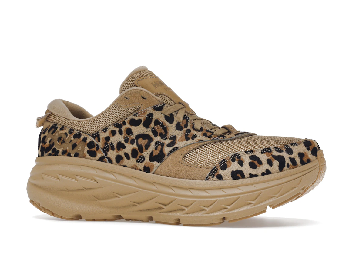 Hoka One One Bondi L Engineered Garments Sand Leopard