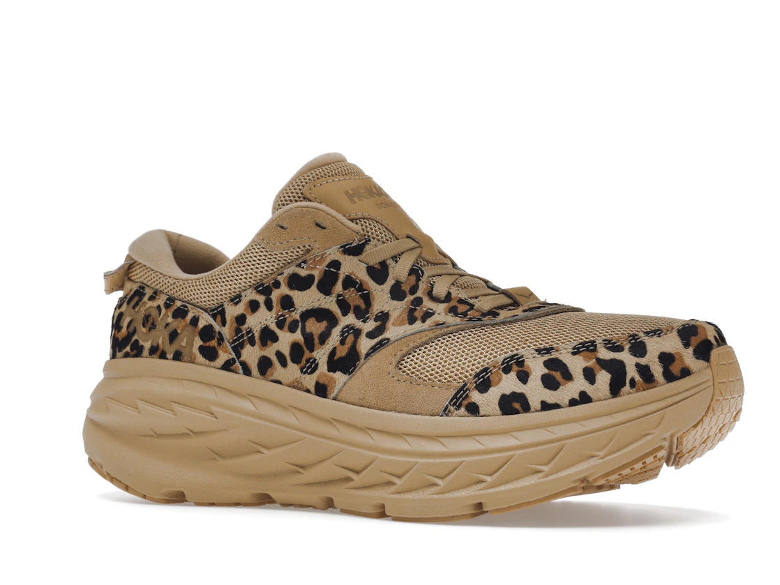 Hoka One One Bondi L Engineered Garments Sand Leopard