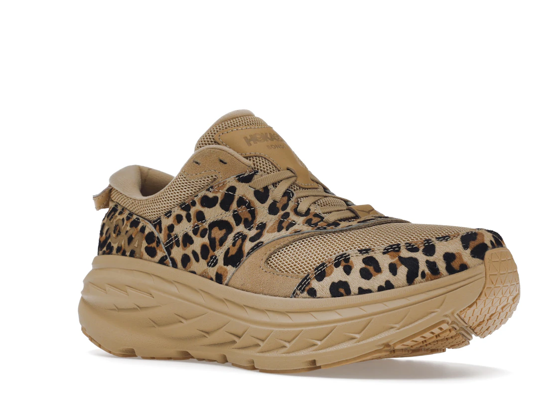 Hoka One One Bondi L Engineered Garments Sand Leopard