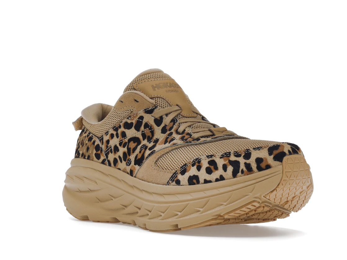 Hoka One One Bondi L Engineered Garments Sand Leopard