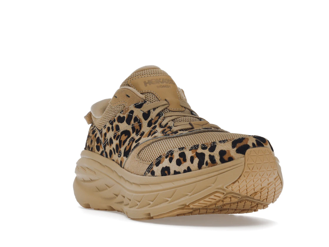 Hoka One One Bondi L Engineered Garments Sand Leopard