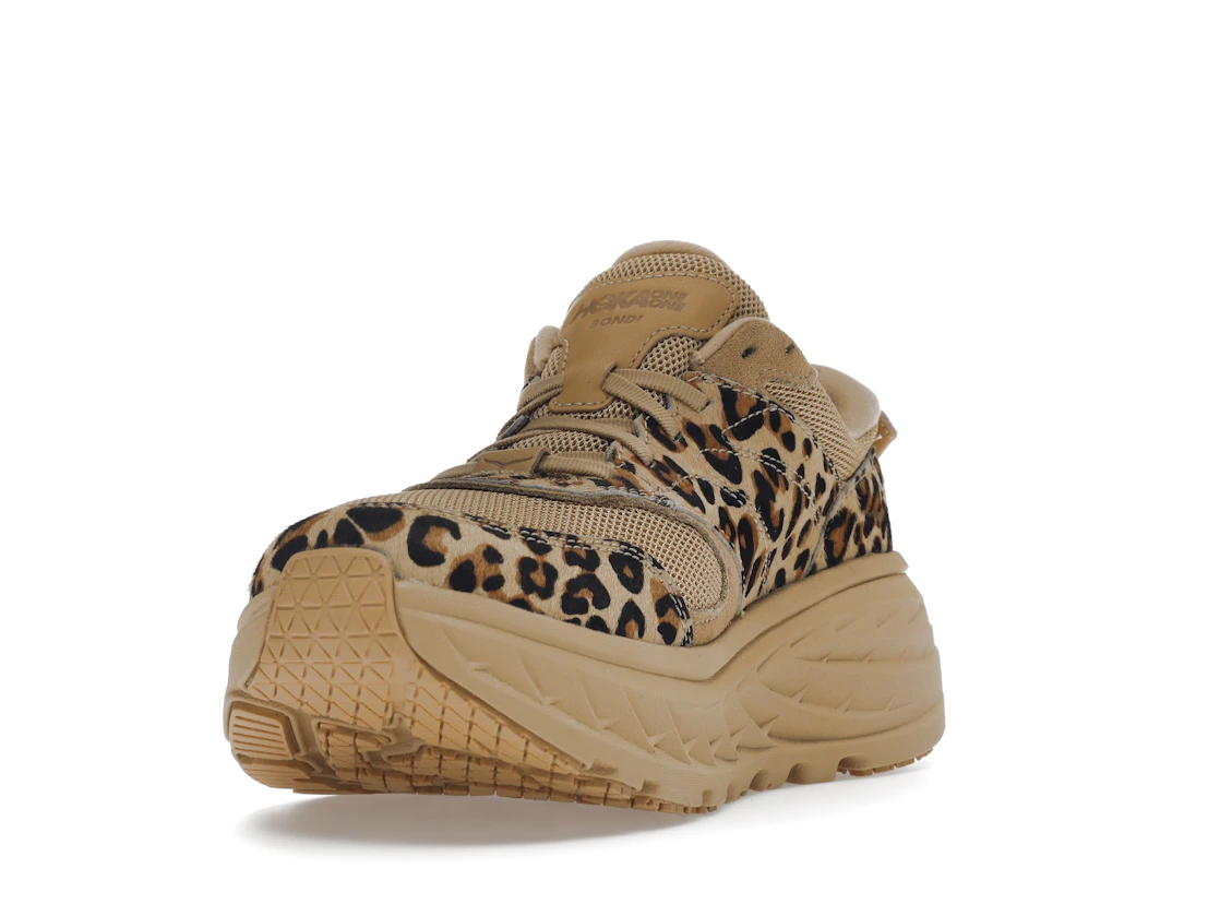 Hoka One One Bondi L Engineered Garments Sand Leopard