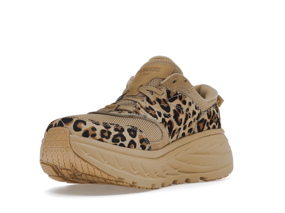 Hoka One One Bondi L Engineered Garments Sand Leopard
