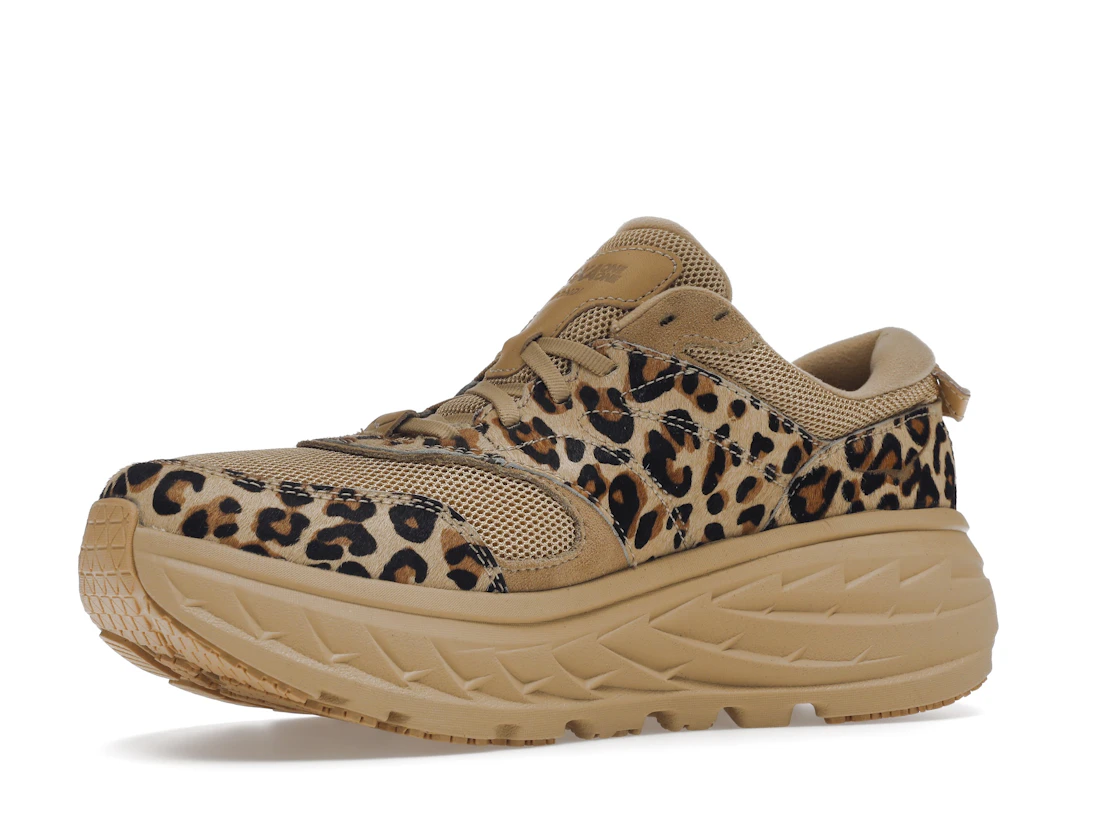 Hoka One One Bondi L Engineered Garments Sand Leopard