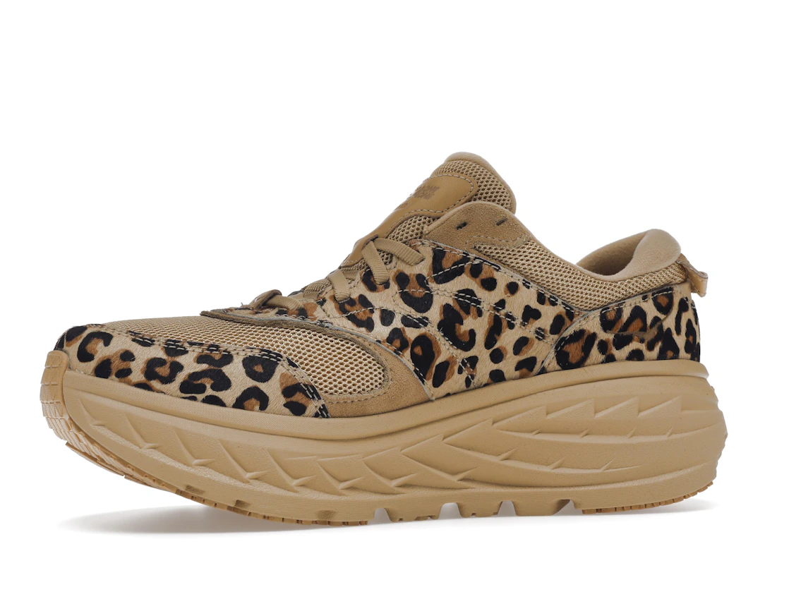 Hoka One One Bondi L Engineered Garments Sand Leopard