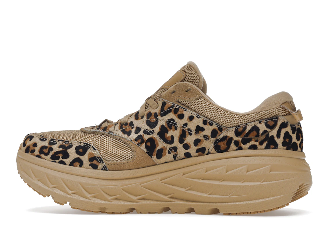 Hoka One One Bondi L Engineered Garments Sand Leopard
