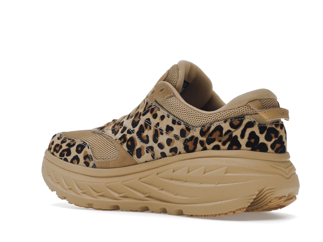 Hoka One One Bondi L Engineered Garments Sand Leopard