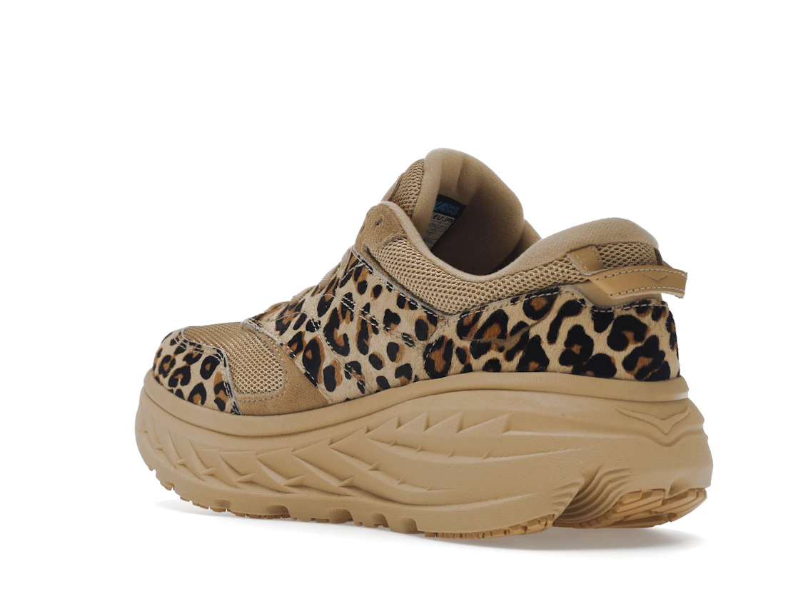 Hoka One One Bondi L Engineered Garments Sand Leopard