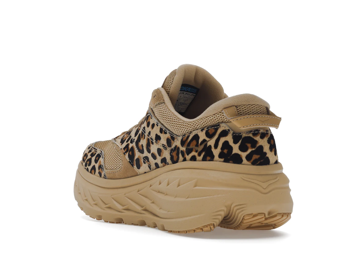 Hoka One One Bondi L Engineered Garments Sand Leopard