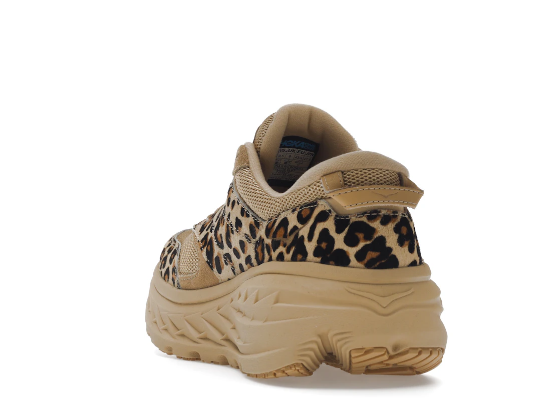 Hoka One One Bondi L Engineered Garments Sand Leopard