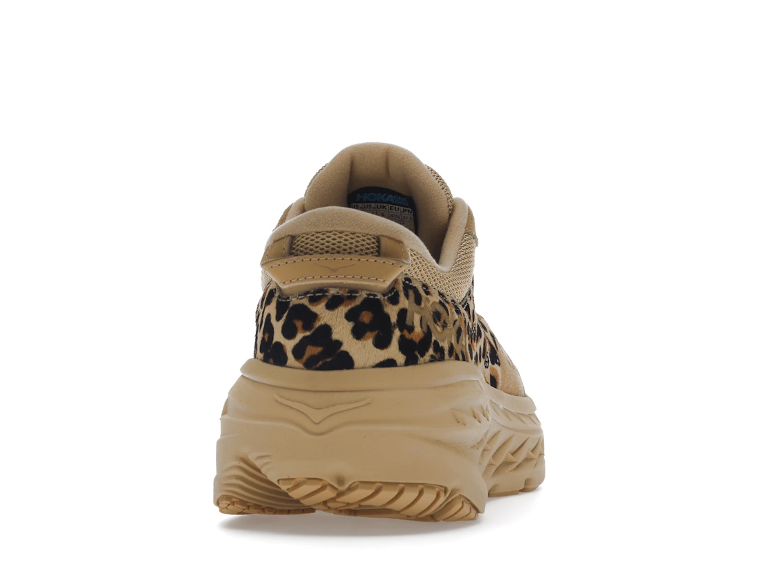 Hoka One One Bondi L Engineered Garments Sand Leopard