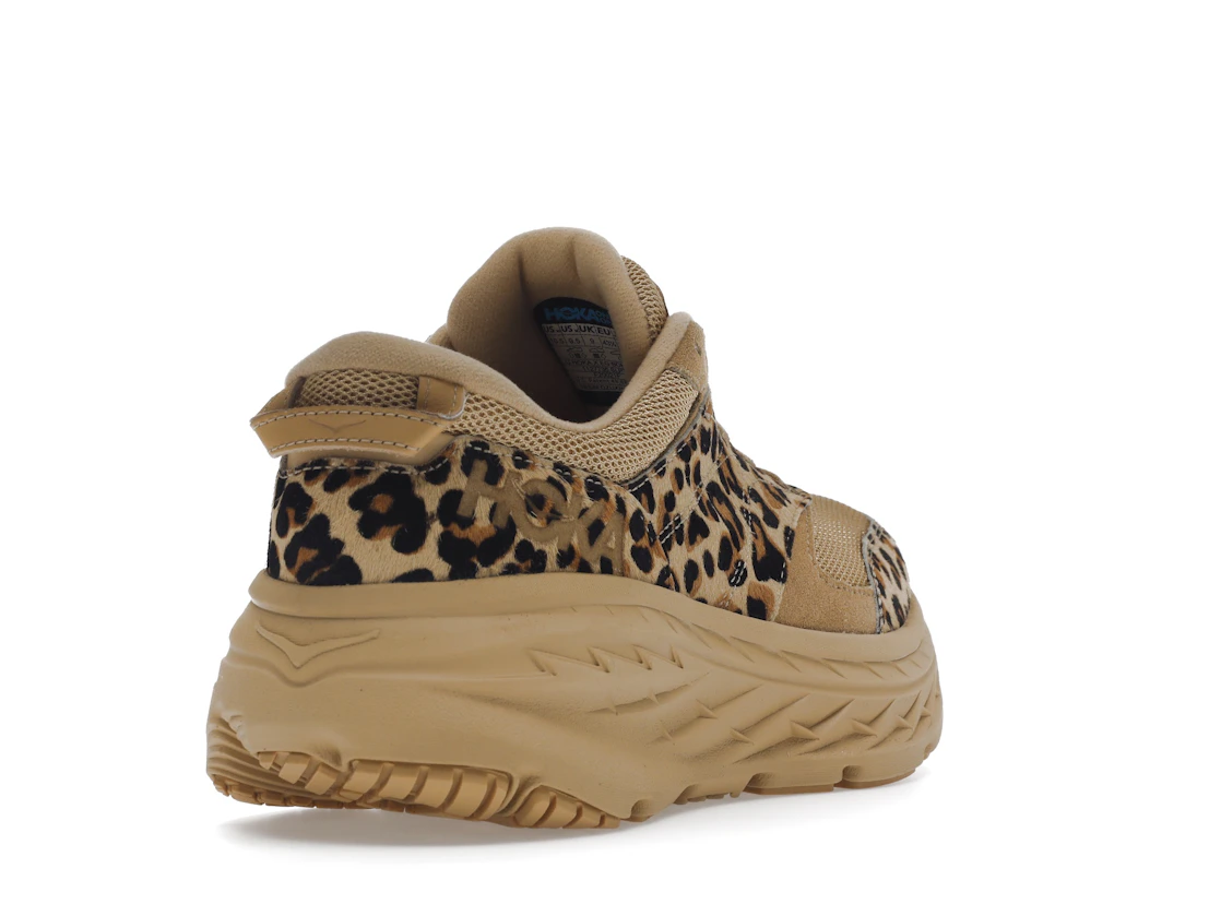 Hoka One One Bondi L Engineered Garments Sand Leopard