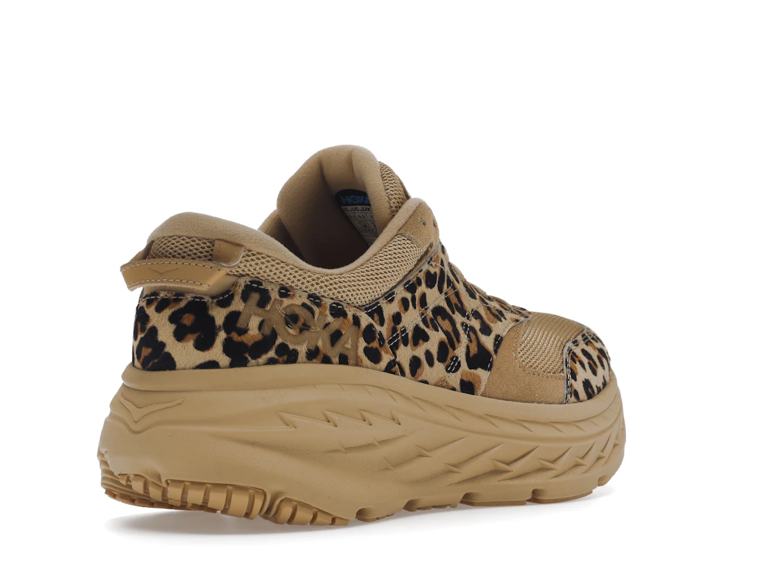 Hoka One One Bondi L Engineered Garments Sand Leopard