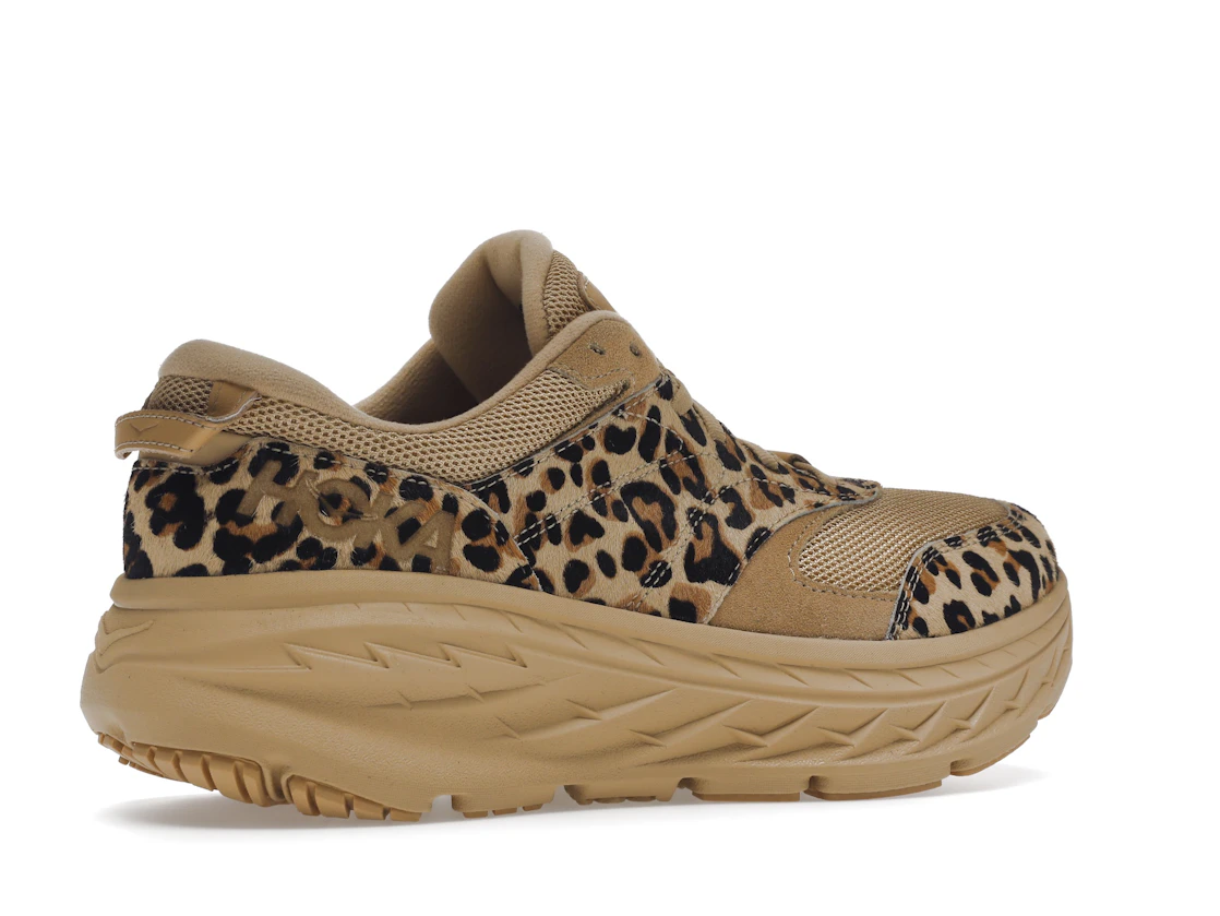 Hoka One One Bondi L Engineered Garments Sand Leopard
