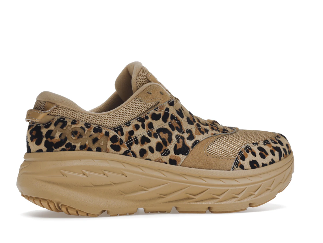 Hoka One One Bondi L Engineered Garments Sand Leopard