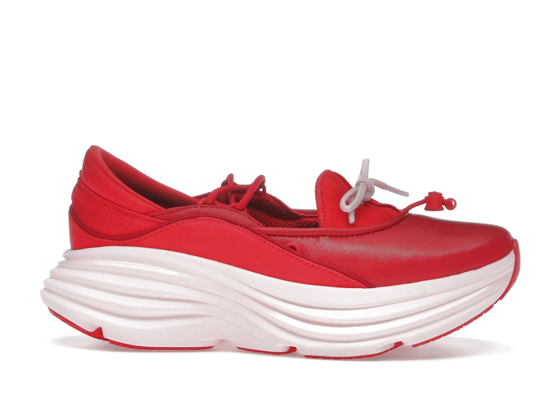 Hoka One One Bondi Mary Jane Cerise Rose Tea