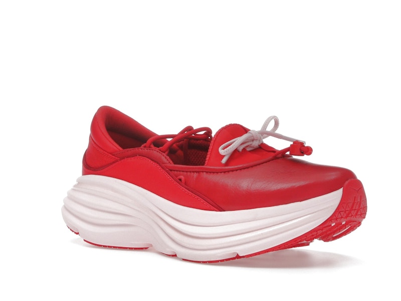 Hoka One One Bondi Mary Jane Cerise Rose Tea