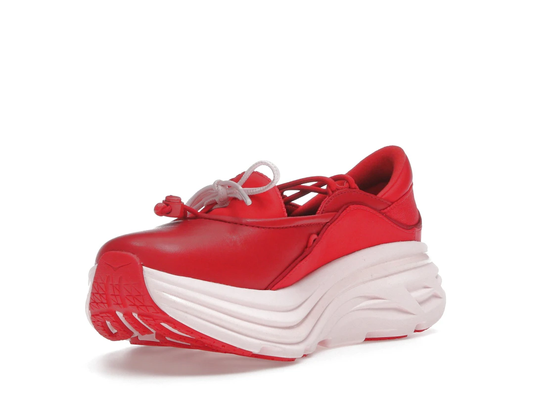 Hoka One One Bondi Mary Jane Cerise Rose Tea