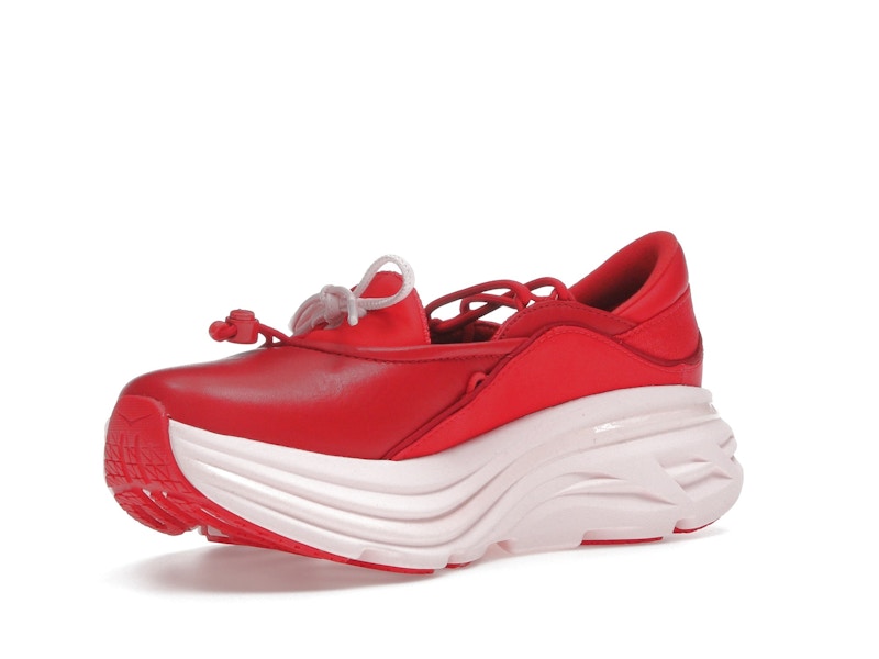 Hoka One One Bondi Mary Jane Cerise Rose Tea