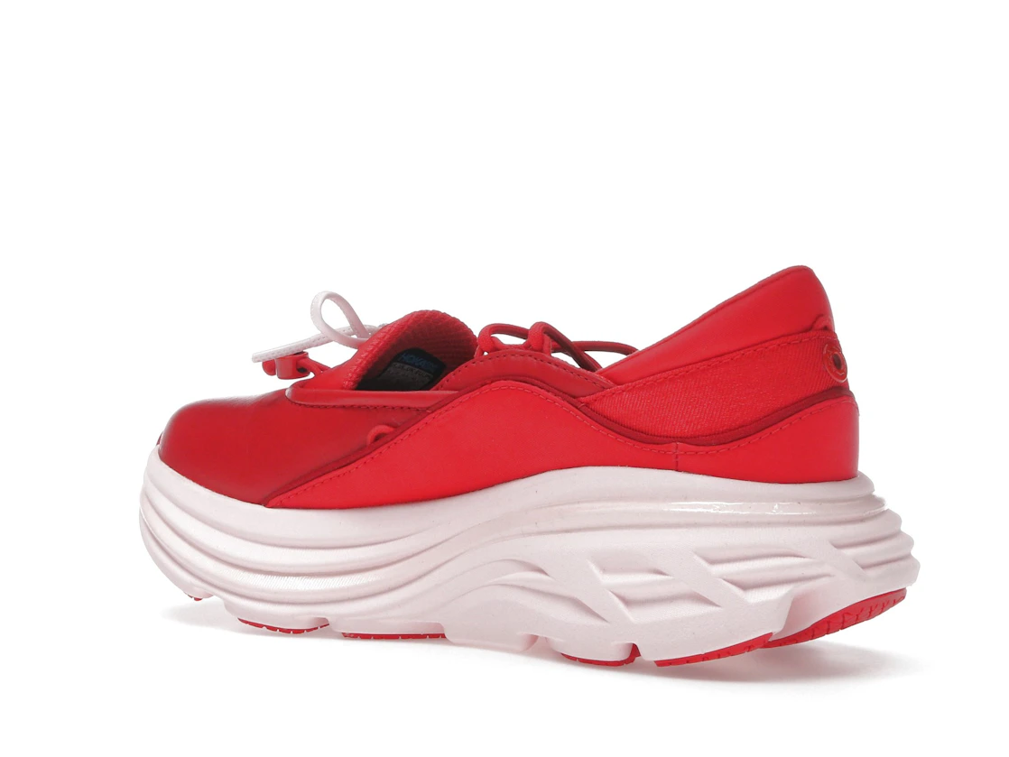 Hoka One One Bondi Mary Jane Cerise Rose Tea