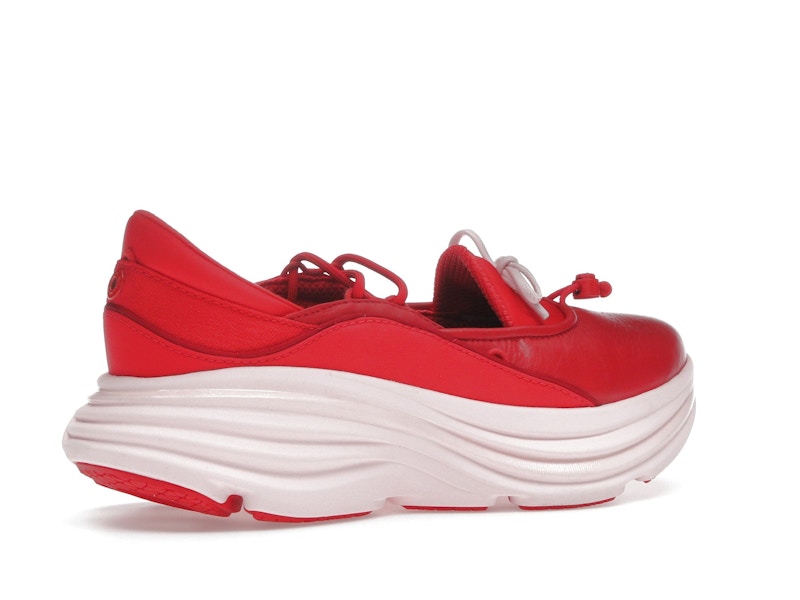 Hoka One One Bondi Mary Jane Cerise Rose Tea