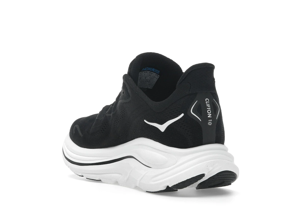 Hoka One One Clifton 10 Black White