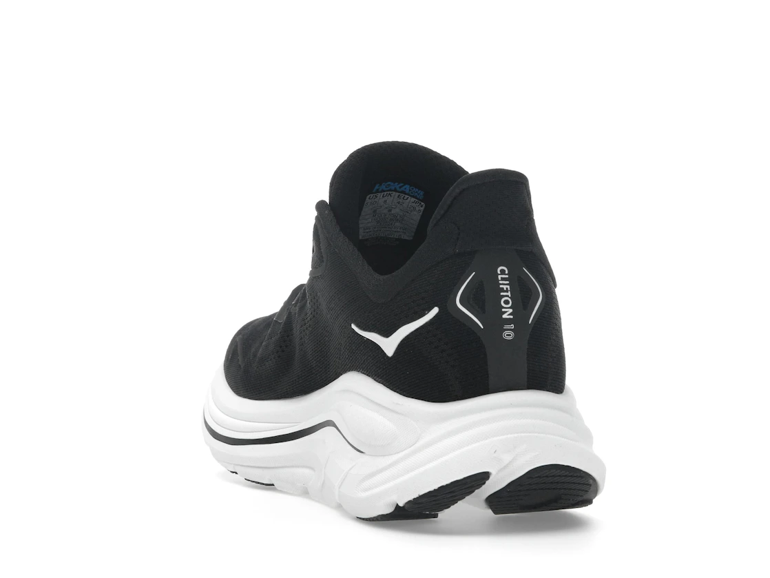 Hoka One One Clifton 10 Black White