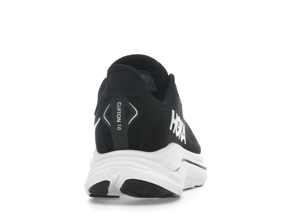 Hoka One One Clifton 10 Black White