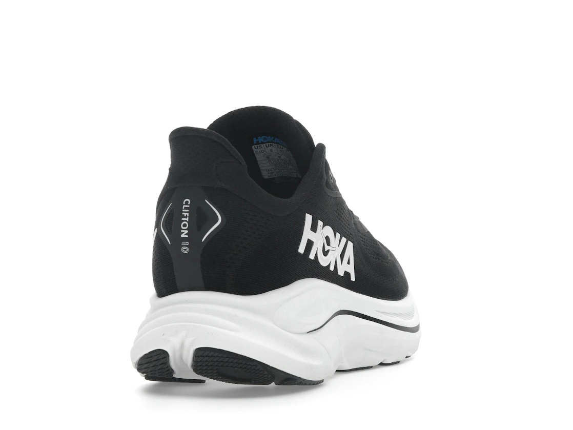 Hoka One One Clifton 10 Black White