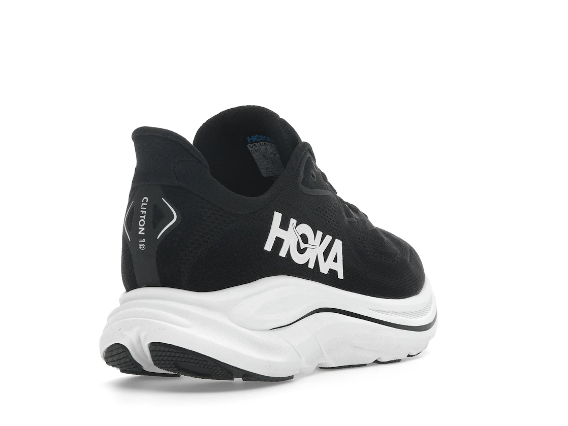 Hoka One One Clifton 10 Black White
