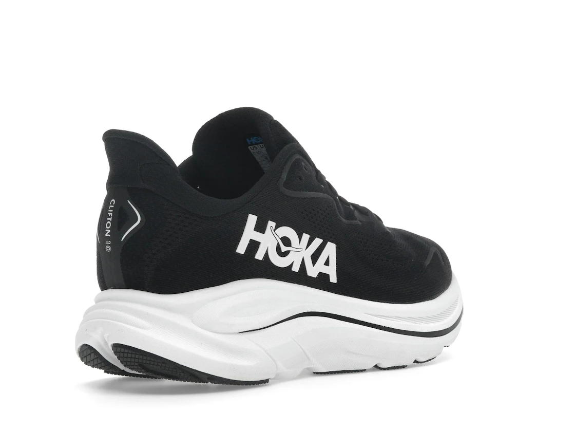 Hoka One One Clifton 10 Black White